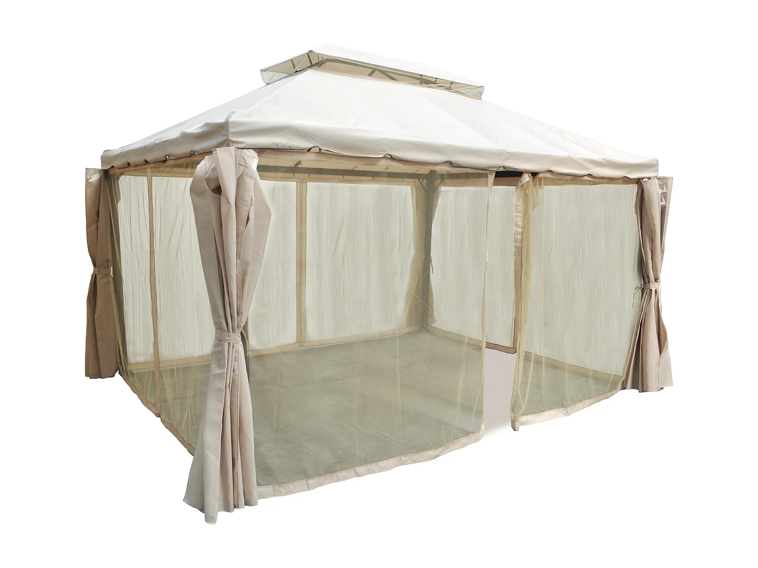 Gazebo da giardino 3×4 con zanzariera mod. Santiago