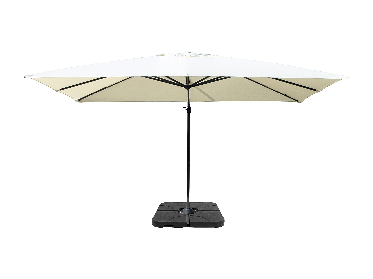 Ombrellone da giardino a braccio decentrato 3×4 mod. Miami