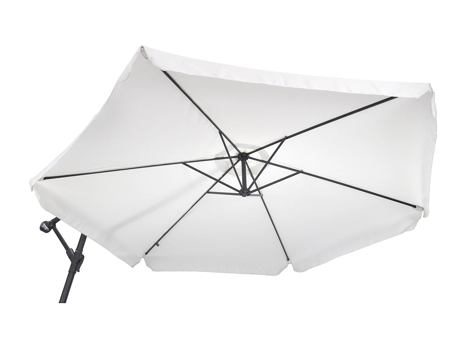 Ombrellone da giardino rotondo Ø 3 mt a braccio decentrato mod. Maracaibo