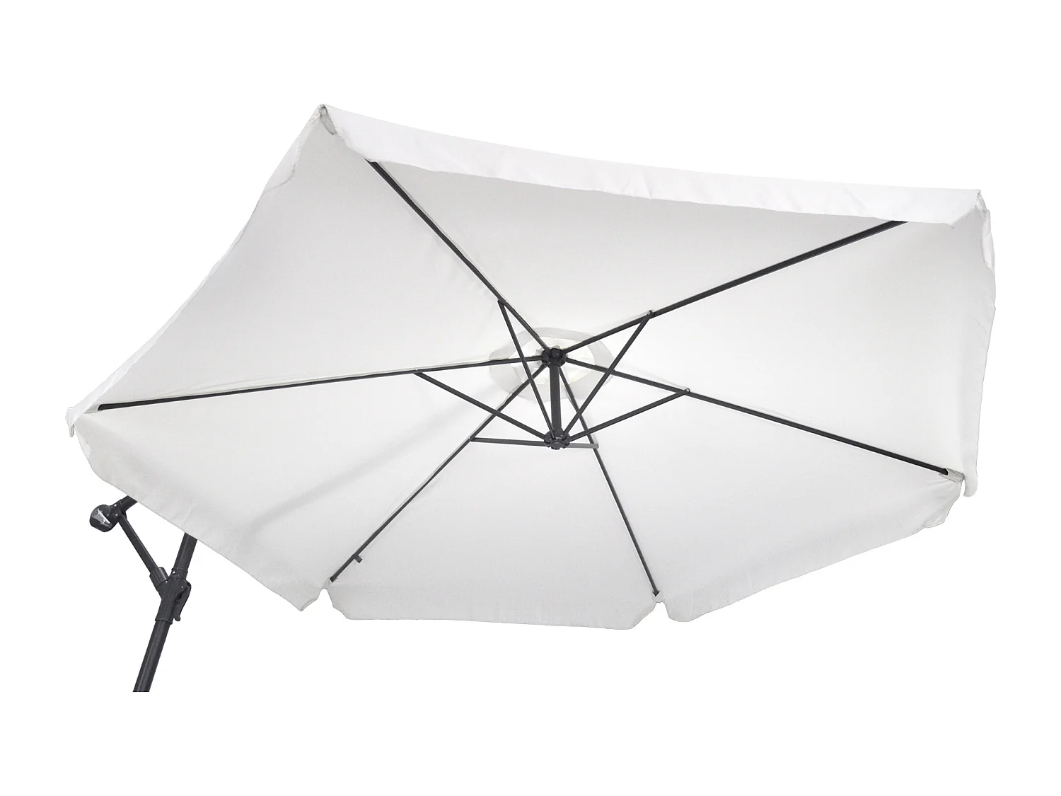 Ombrellone da giardino rotondo Ø 3 mt a braccio decentrato mod. Maracaibo