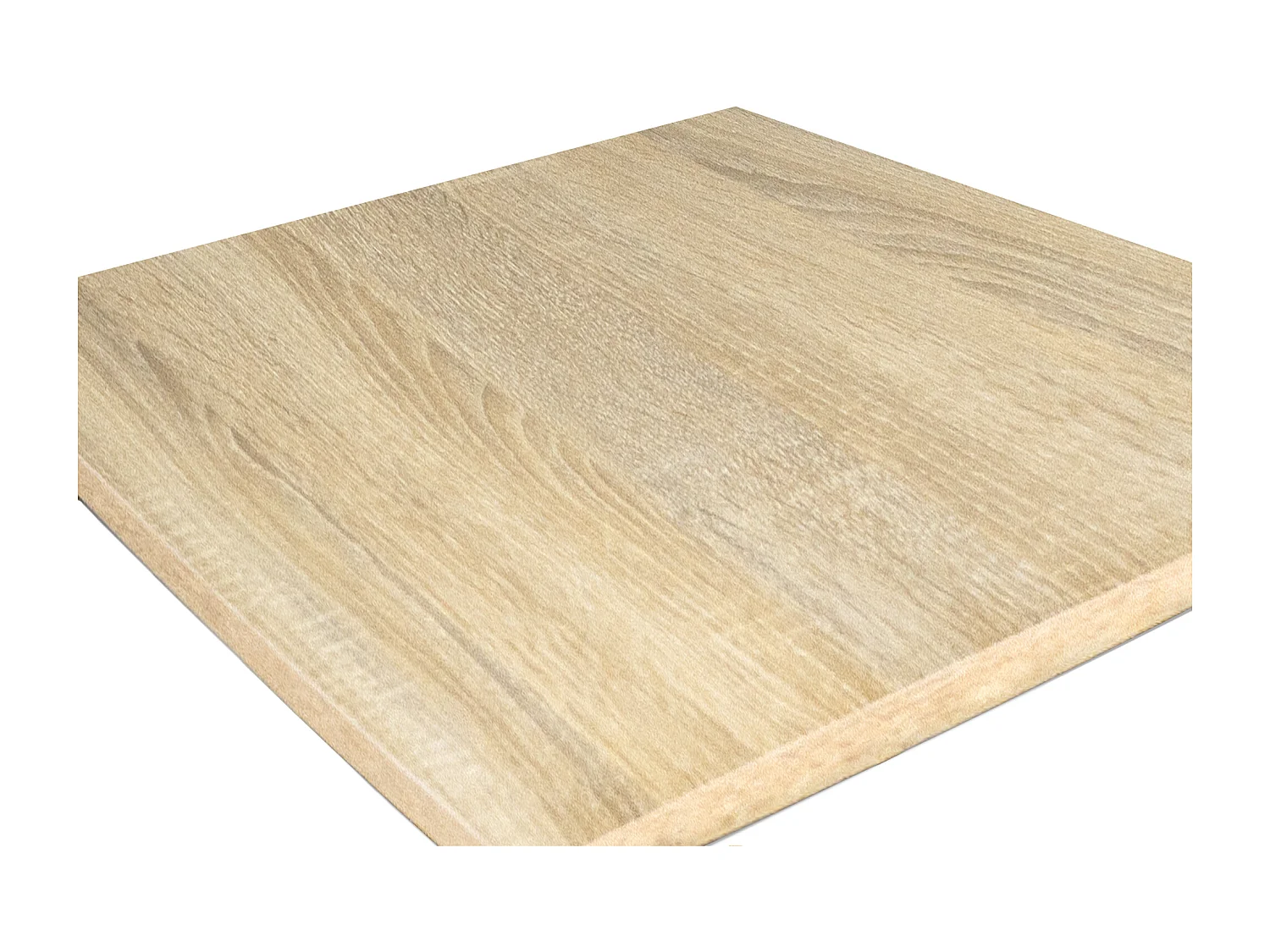 Tavolo quadrato 70×70 stile industriale con top in legno naturale , mod. Clint