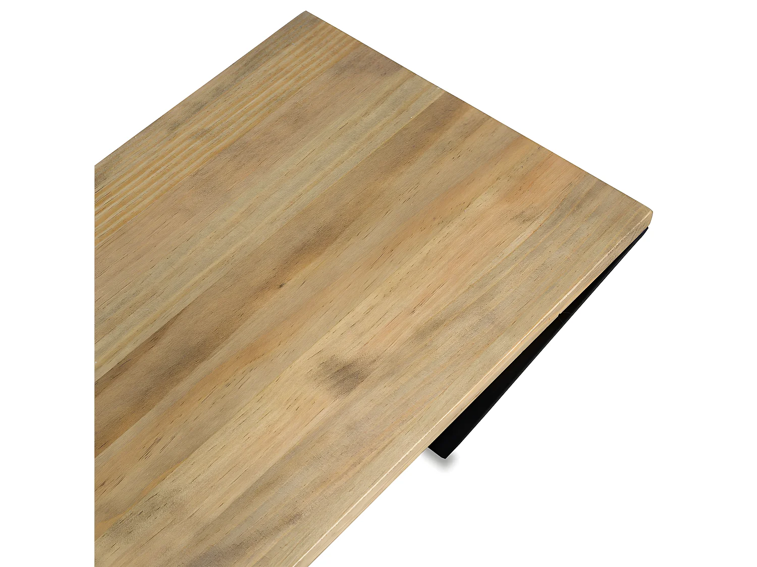 Estante Descendente 100x35x47 Preto – madeira vintage – Dois suportes