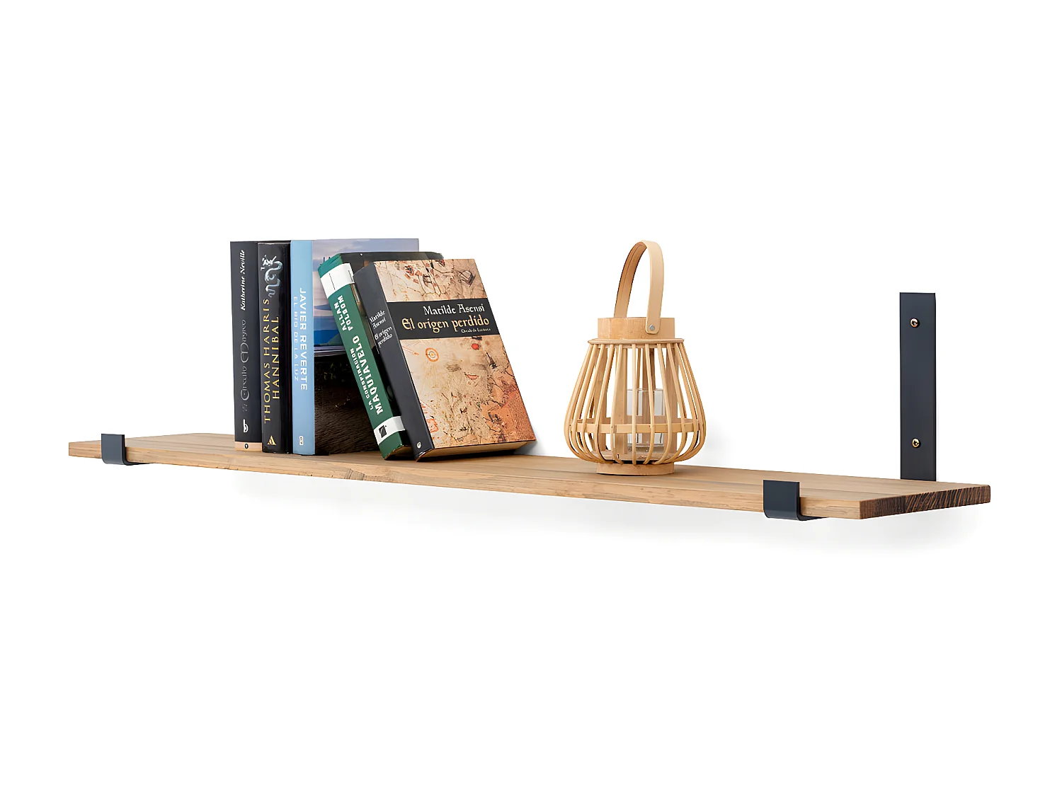 Estante Bristol 70x20cm en madera de pino 18mm acabado vintage estilo industrial Box Furniture