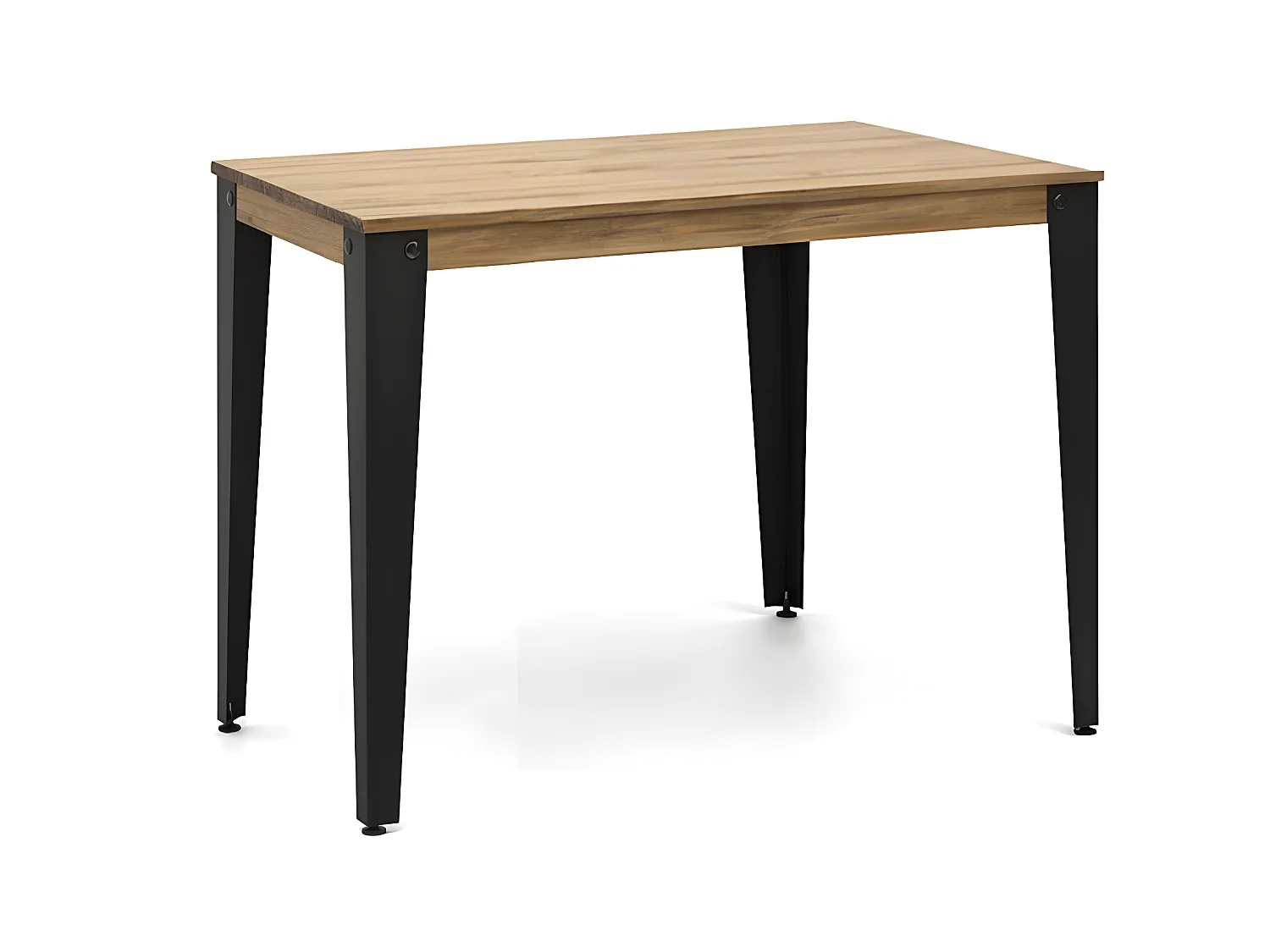 Consola Lunds 110x39x75cm Acero Fume en madera maciza de pino acabado vintage estilo industrial Box Furniture