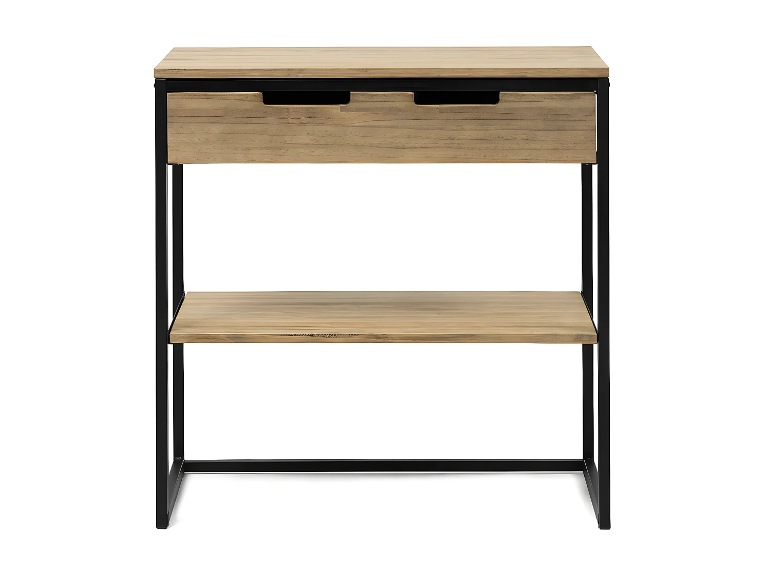 Móvel Multiusos  Gaveta + prateleira iCub 80x40x80cm Preto  - Vintage