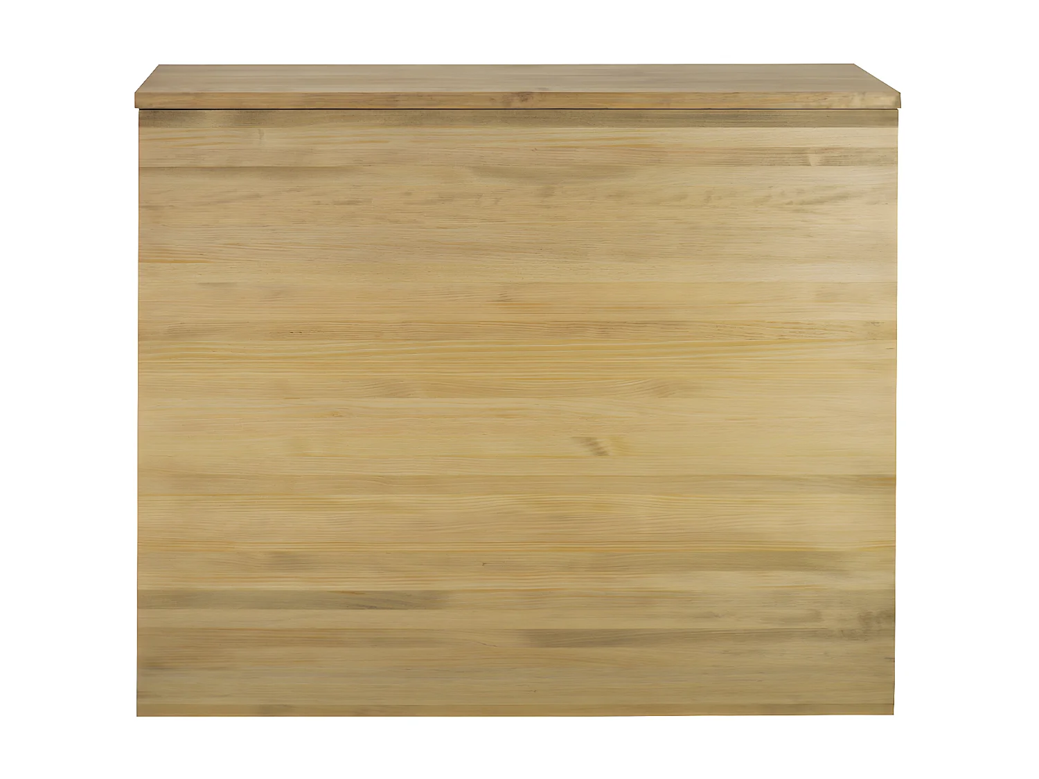 Mostrador iCub con mesa 60x120x110cm Negro en madera maciza de pino acabado vintage estilo industrial Box Furniture