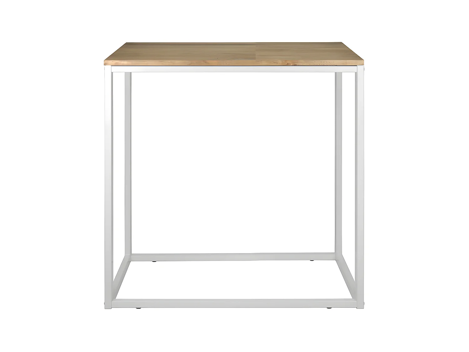 Table d'entree-console Icub industriel vintage 35x100x82h cm Blanc