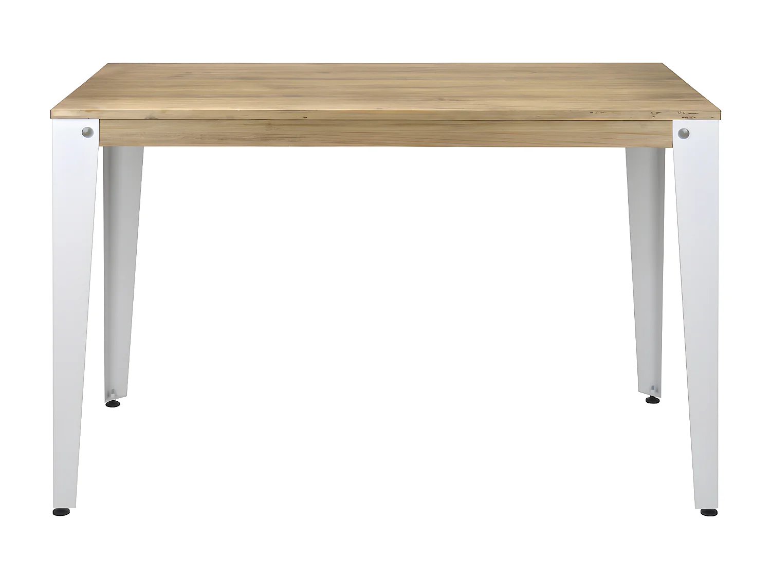 Mesa  Consola Lunds estilo industrial  39x110x75cm Branco – Envelhido