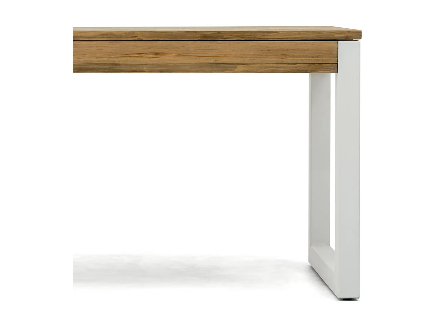 Table basse relevable iCub Strong ECO 50x120x49 cm 18mm Blanc-Vieilli