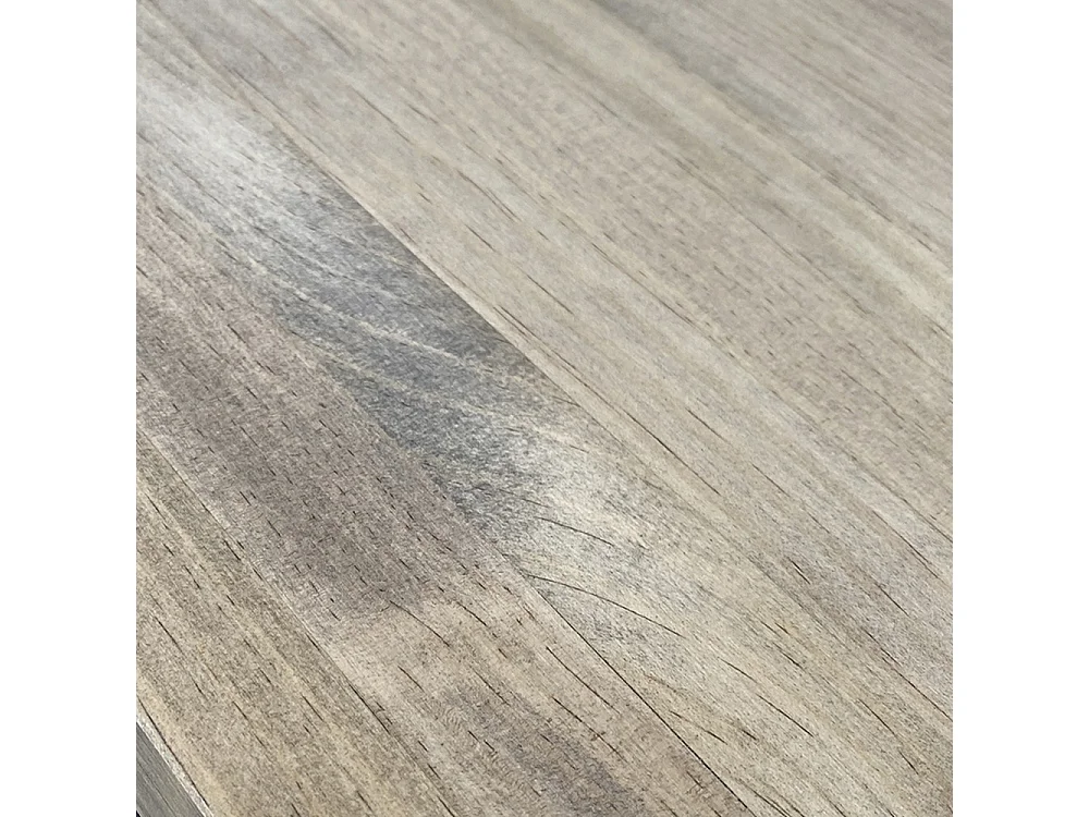 Mesita de Noche iCub 40x40x47cm Blanca en madera maciza de pino acabado vintage estilo industrial Box Furniture