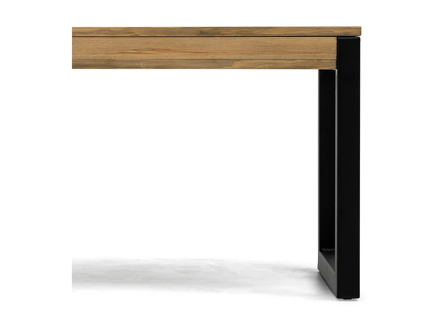 Table basse relevable iCub Strong ECO 50x100x49cm 18mm Noir-Vieilli