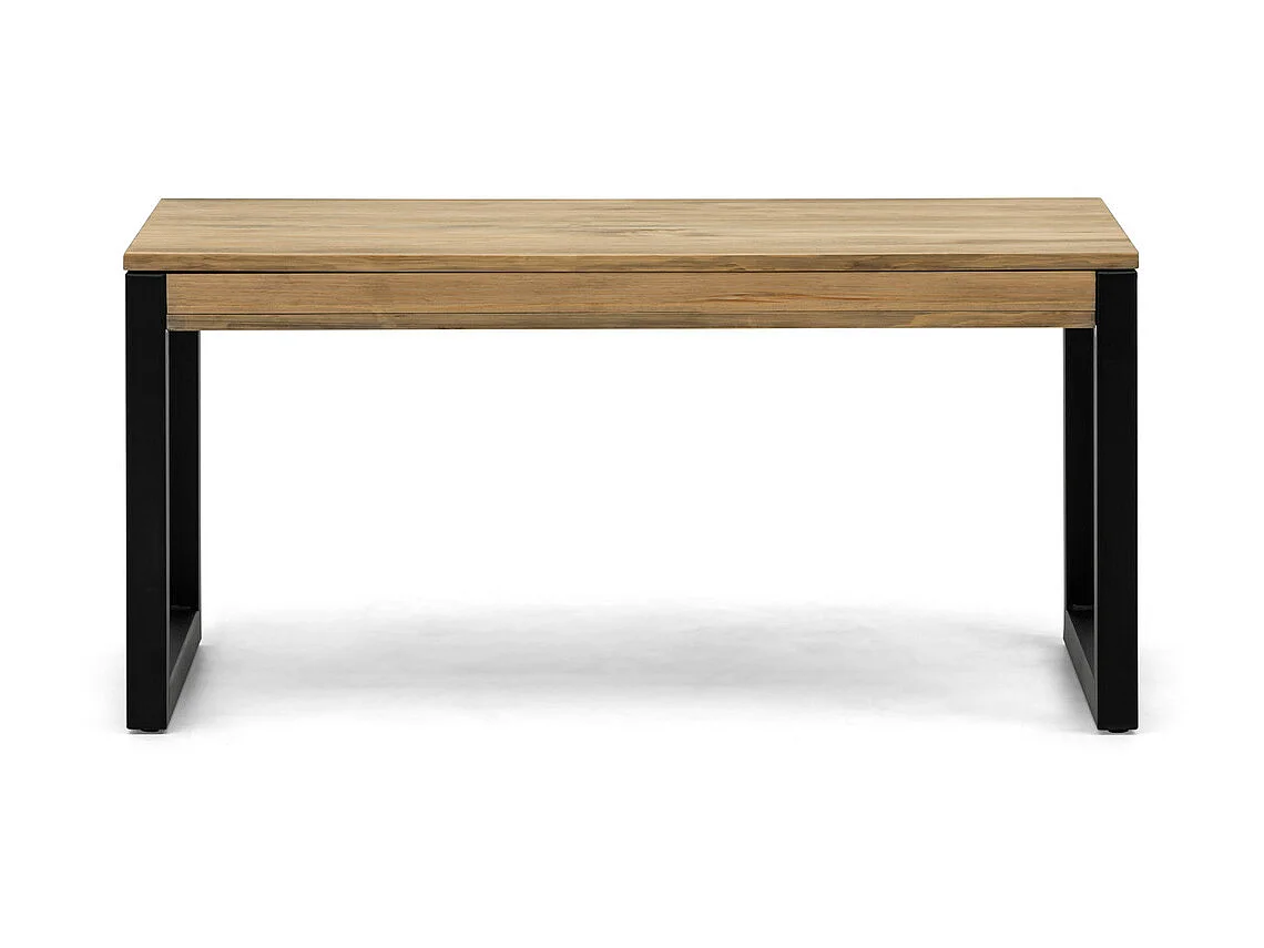Table basse relevable iCub Strong ECO 50x100x49cm 18mm Noir-Vieilli