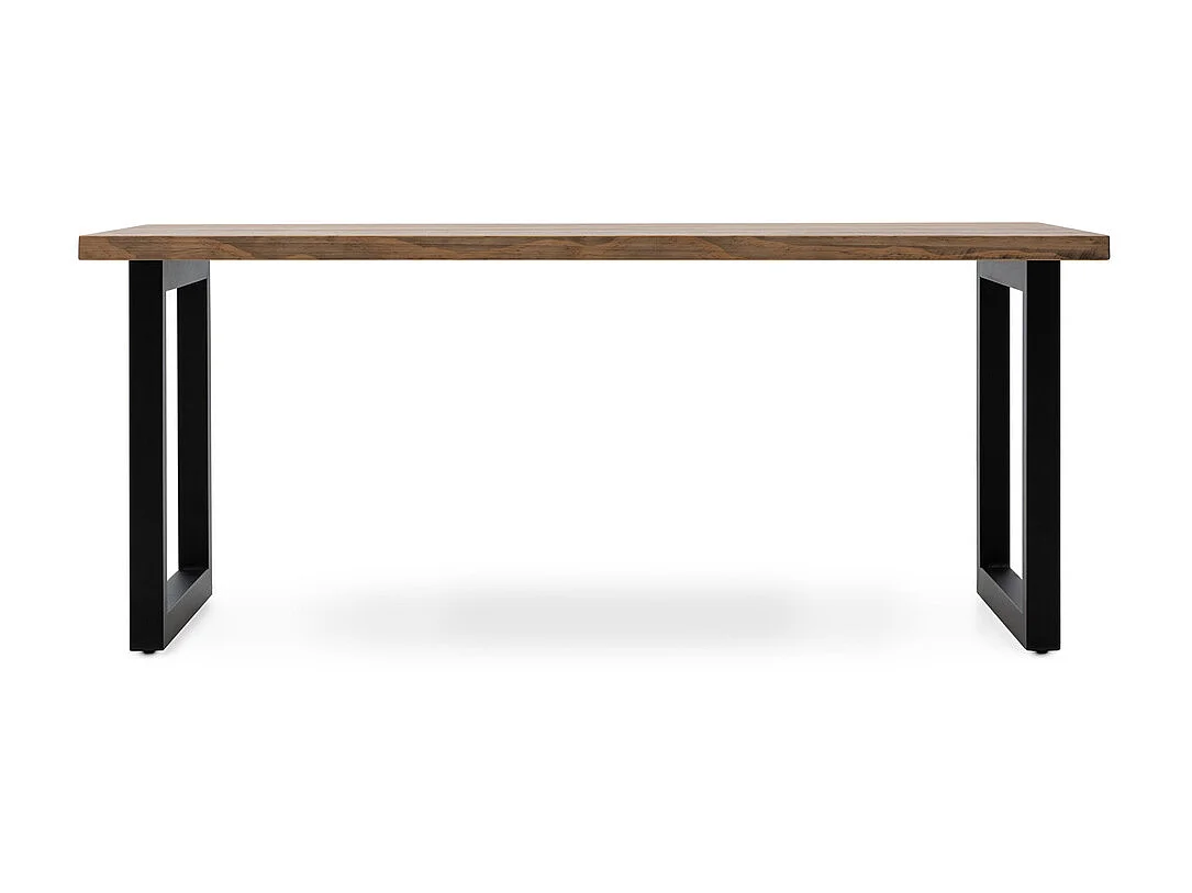 Table basse iCub Strong ECO 50x120x43 cm Noir Effect-Vintage