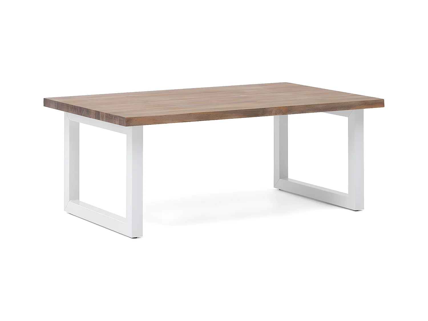 Tavolino da Salotto iCub Strong ECO 60x100x43cm Bianco – Invechiatto – Box Furniture