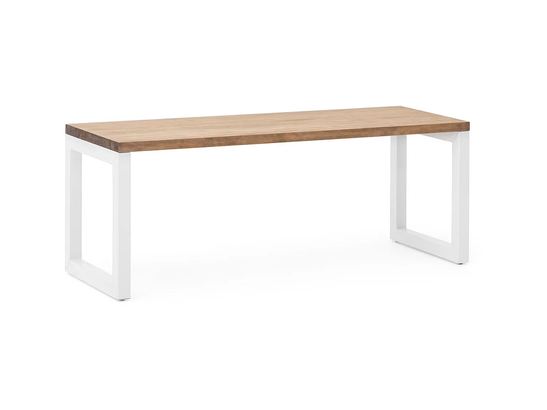 Banc Banquette iCub Strong ECO 40x120x45 cm Blanc Box Furniture 