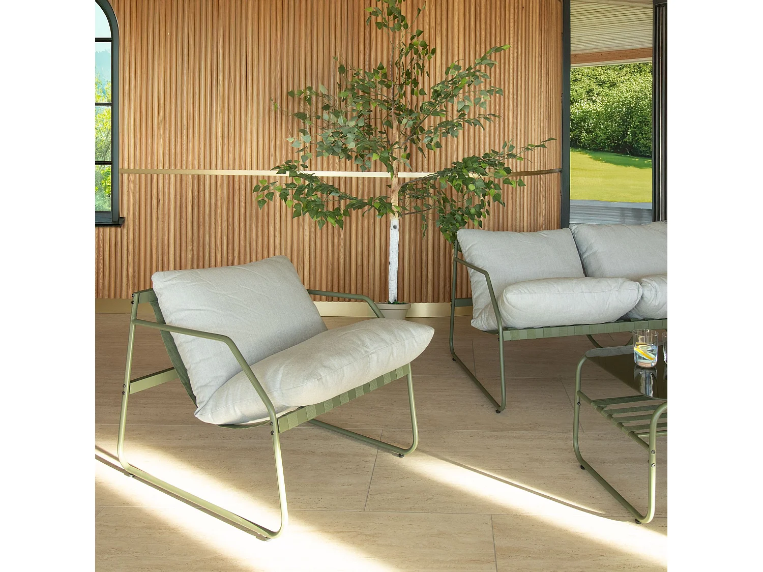 Now's Home - Bouleau Artificiel Avec Pot Noir Pour Interieur Fray