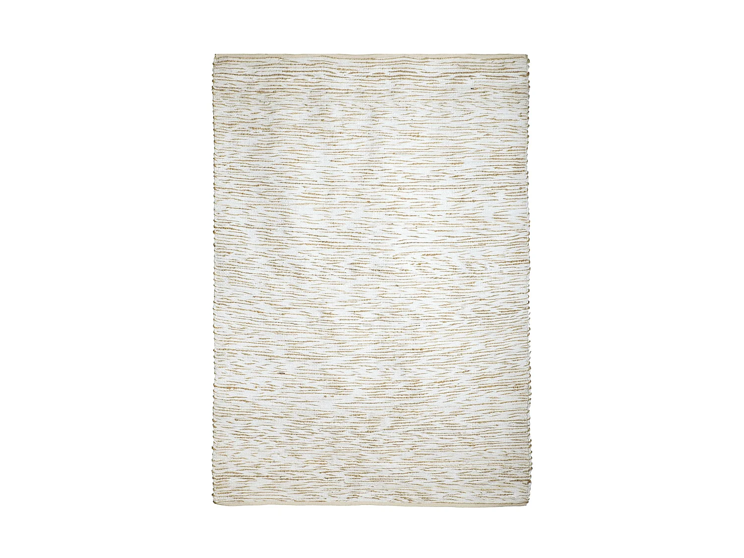 Now's Home - Tapis Beige Et Blanc En Coton & Jute 240x170cm Ankara