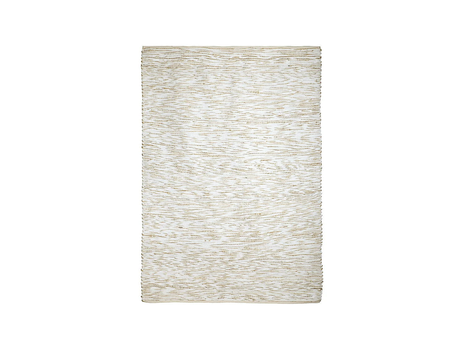 Now's Home - Tapis Beige Et Blanc En Coton & Jute 240x170cm Ankara