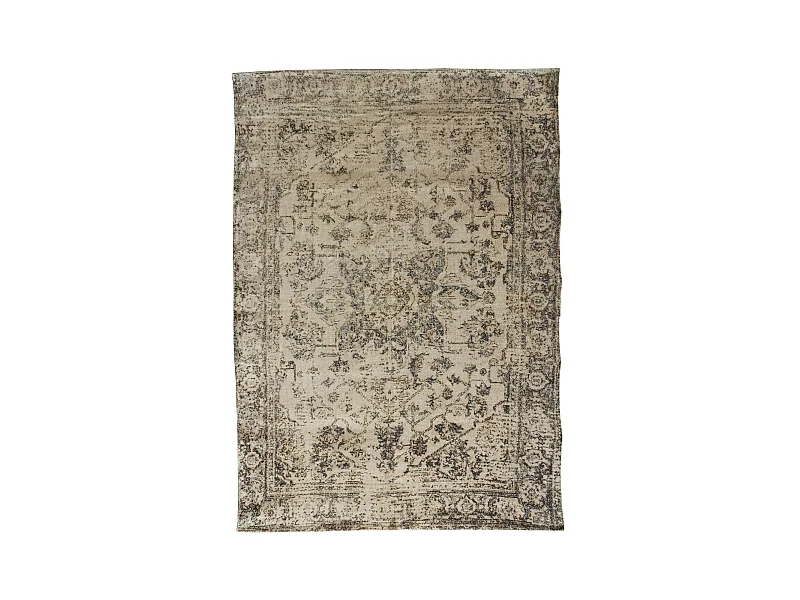Now's Home - Tapis En Coton Imprime Tisse A La Main 150x220cm Goa