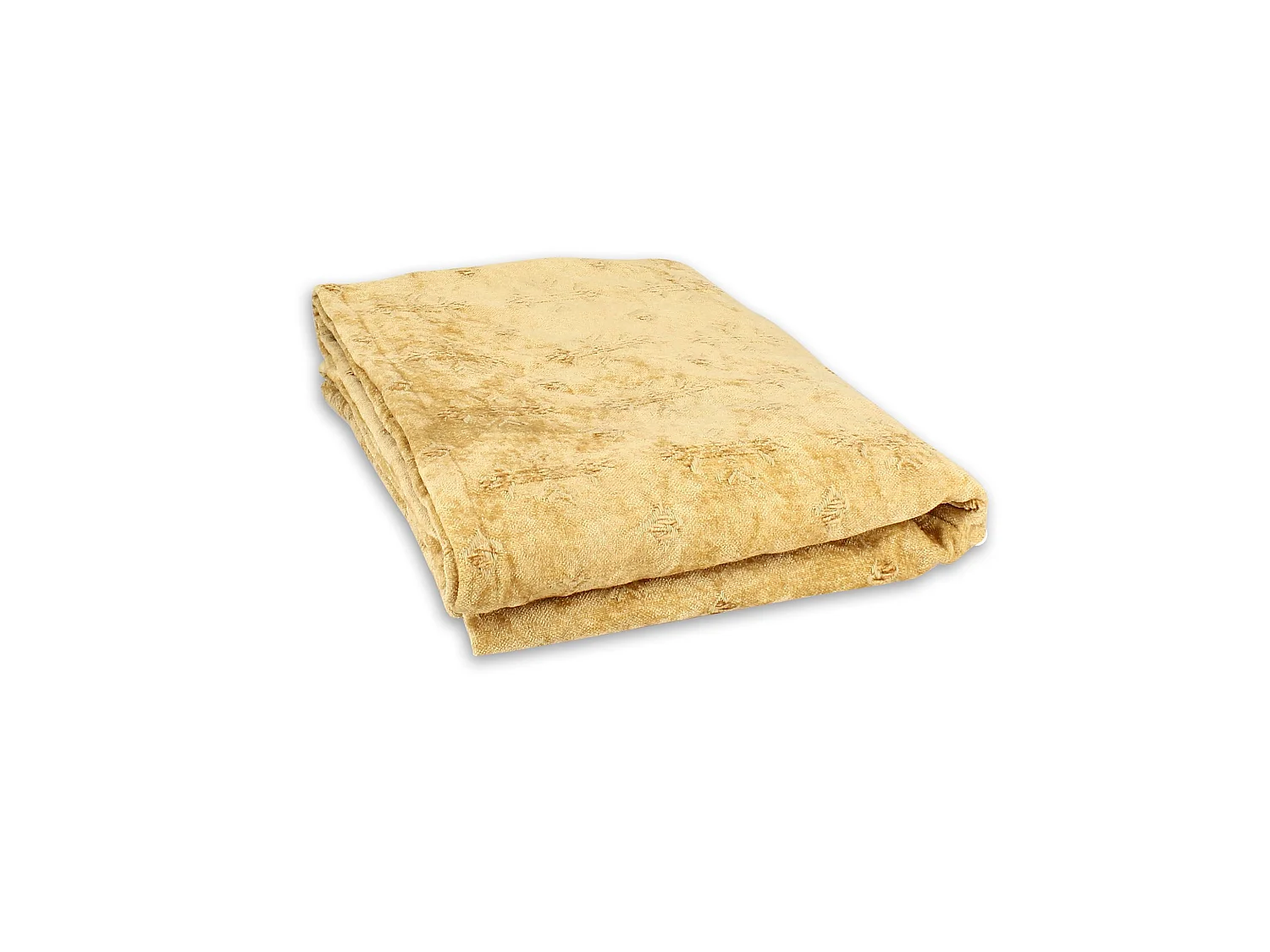 Now's Home - Courte Pointe En Kilim Tisse En Relief  Jaune 140x220cm Byzance