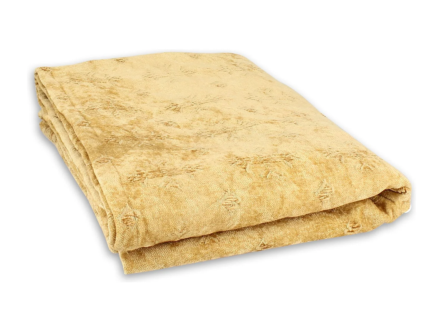 Now's Home - Courte Pointe En Kilim Tissé En Relief  Jaune 140x220cm Byzance