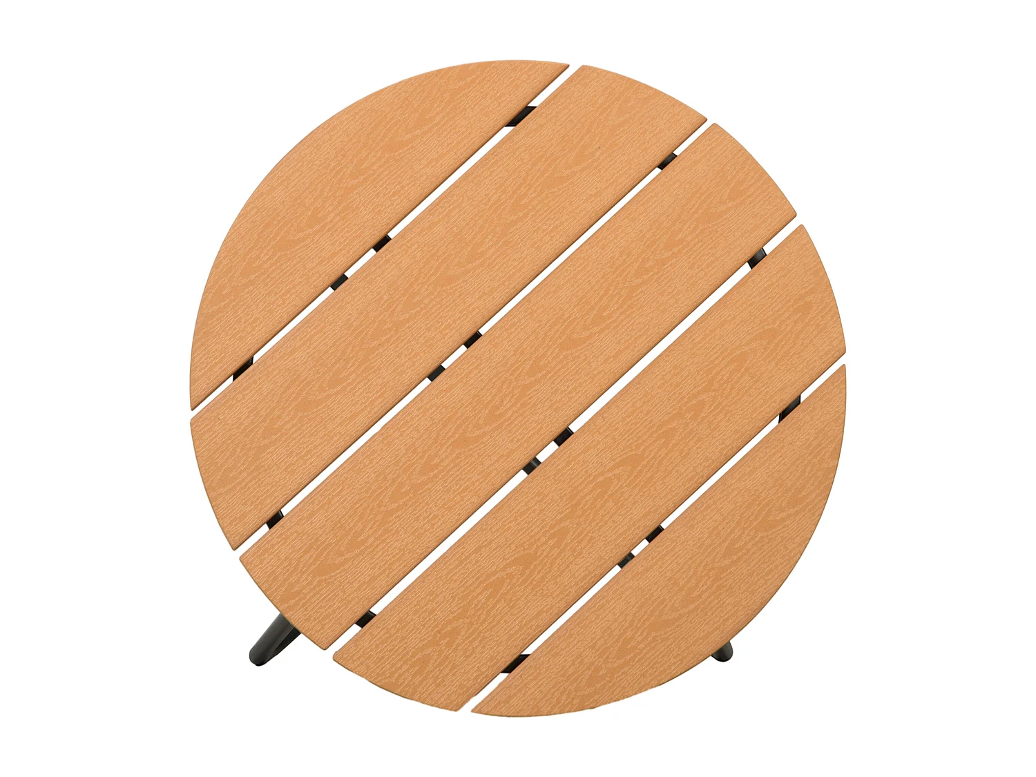 Ensemble bistro de jardin 2 places 3 pièces style contemporain coussins gris acier époxy noir résine filaire grise