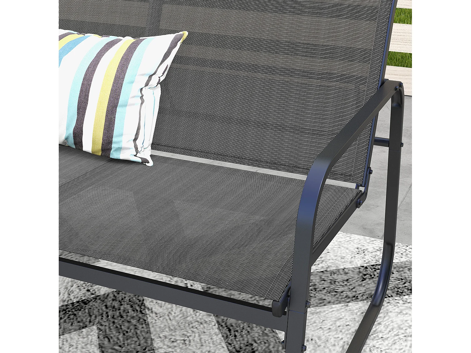 Ensemble salon de jardin 2 fauteuils canapé 2 places table basse