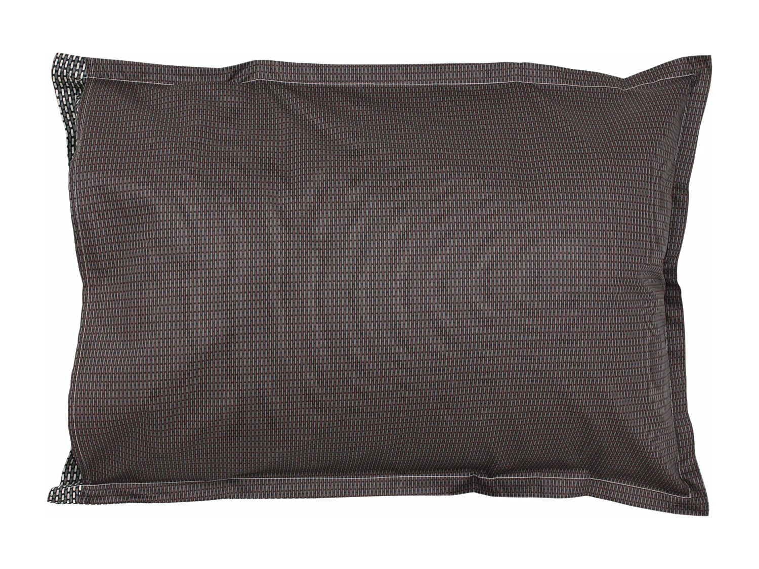 Parure de lit 140x200 cm 50x70 cm en satin de coton ENZO noir