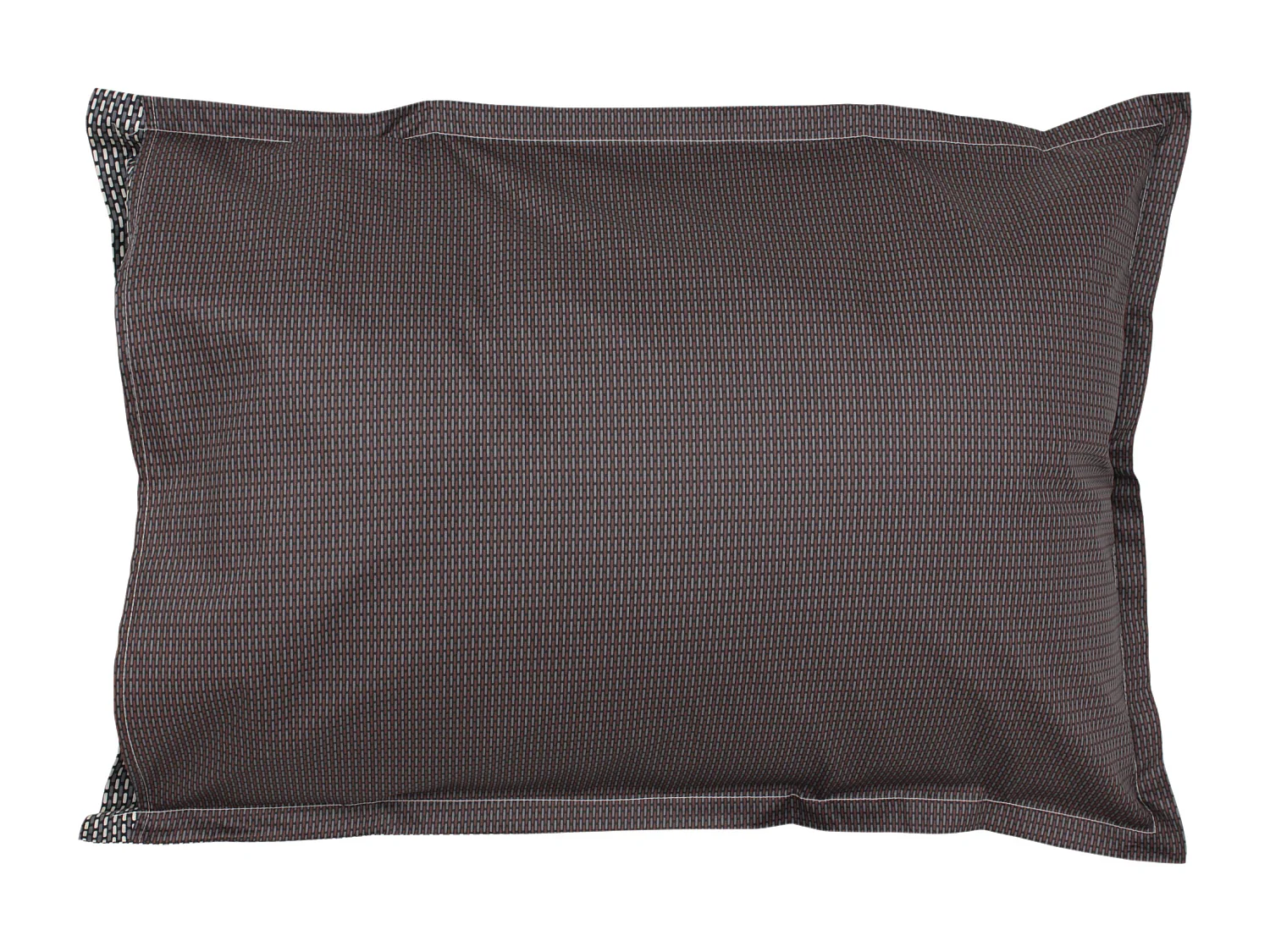 Parure de lit 140x200 cm 50x70 cm en satin de coton ENZO noir