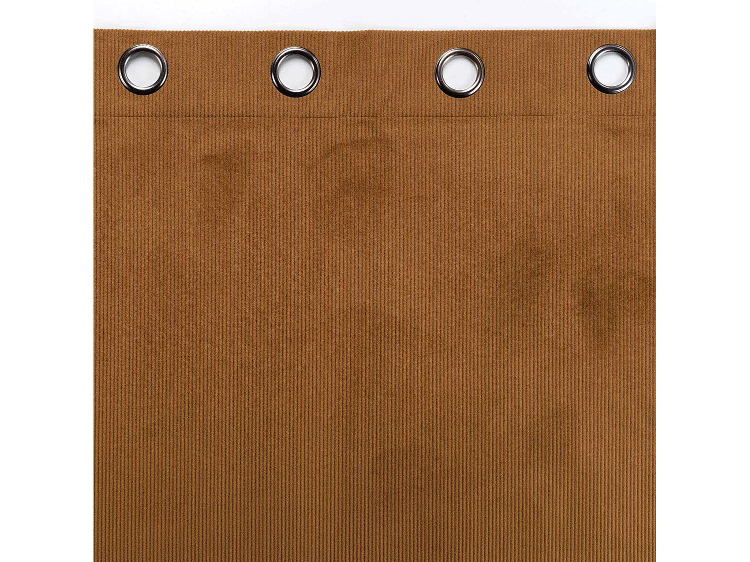 Rideau a oeillets velours 140 x 260 cm Cottele camel