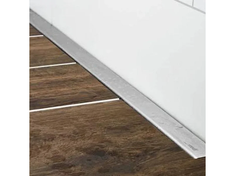 Wedi - Receveur à carreler Wedi Fundo Plano Linea avec barrette courte 120 x 90 cm