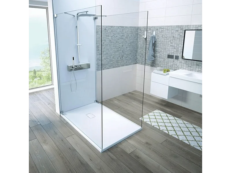 Receveur Kinesurf Pietra découpable 160x90 blanc