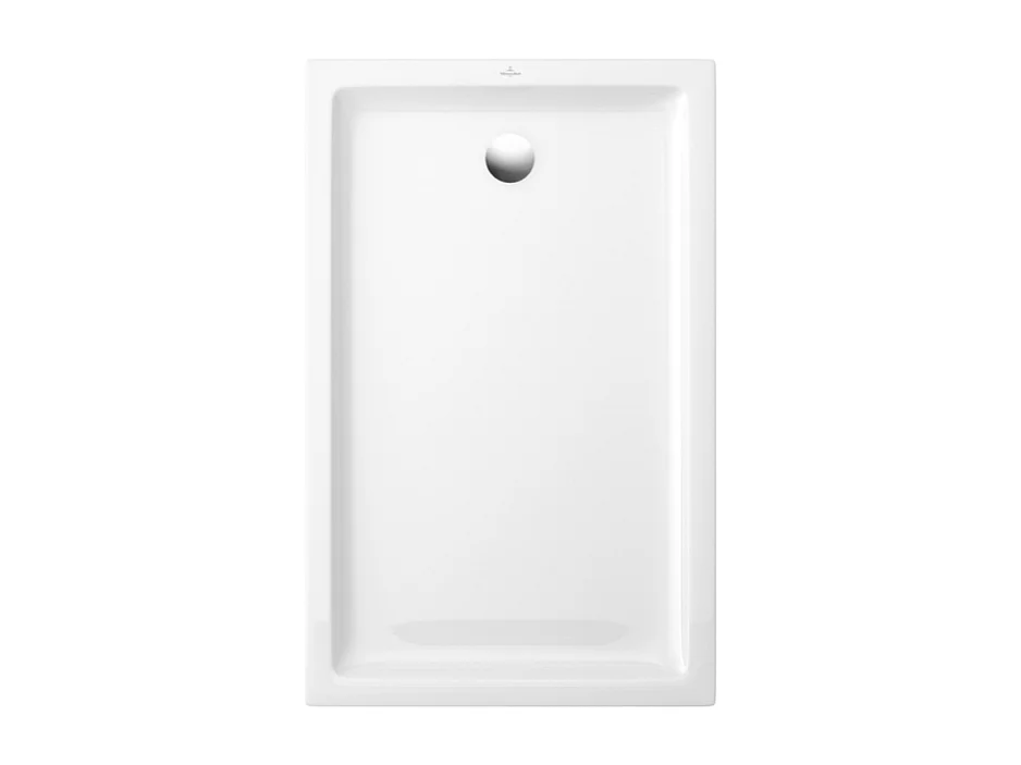 Receveur de douche antidérapant 100 x 80 VILLEROY ET BOCH O.Novo Plus céramique blanc
