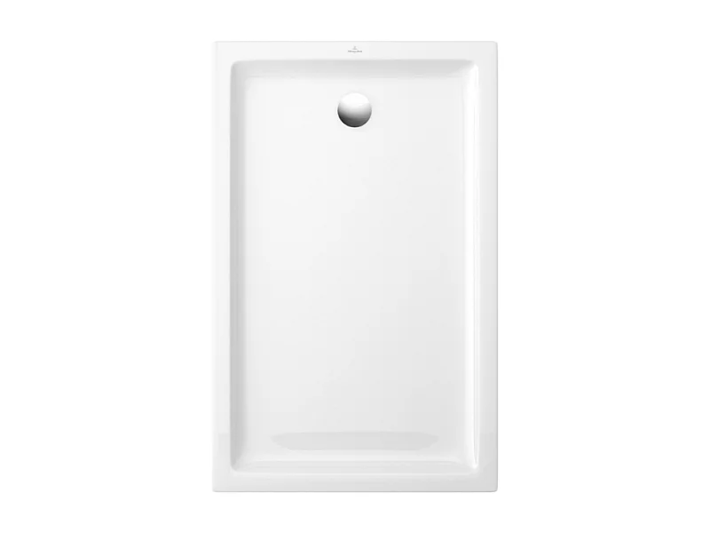 Receveur de douche antidérapant 100 x 80 VILLEROY ET BOCH O.Novo Plus céramique blanc