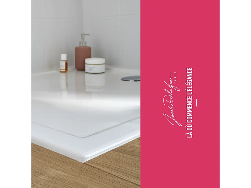 Receveur de douche 120 x 80 JACOB DELAFON Kyreo ceramique rectangle blanc