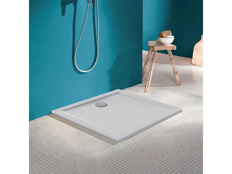 Receveur de douche 100 x 80 JACOB DELAFON Kyreo ceramique rectangle blanc