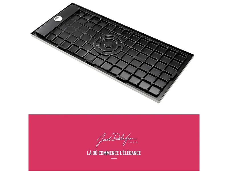 Receveur de douche antidérapant 160 x 90 JACOB DELAFON Flight Neus rectangle blanc