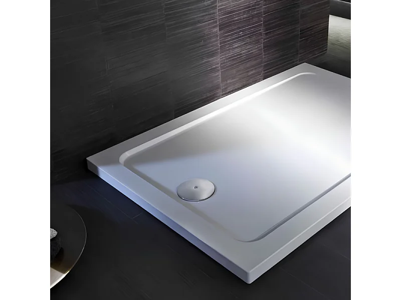 Receveur de douche antidérapant 170 x 90 cm JACOB DELAFON Flight rectangle blanc