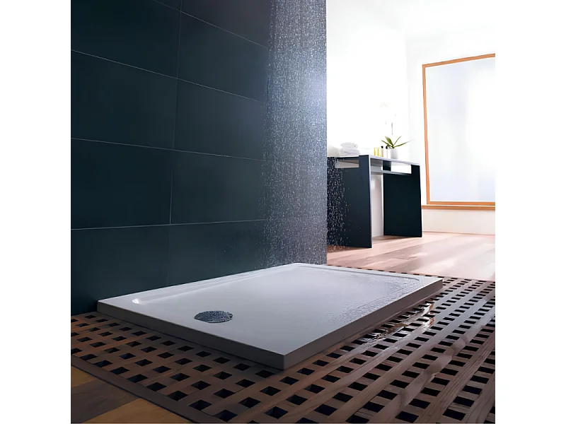 Receveur de douche antidérapant 170 x 90 cm JACOB DELAFON Flight rectangle blanc