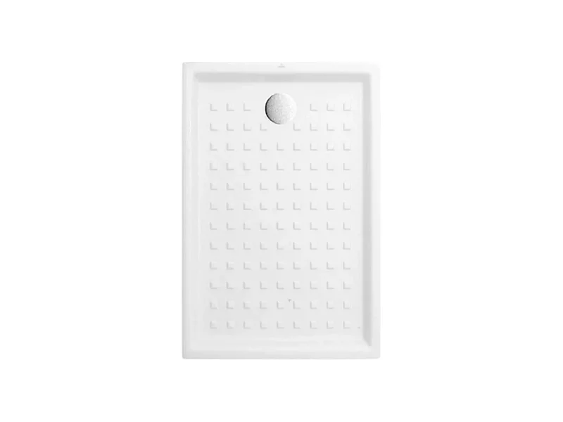 Receveur 100 x 80 VILLEROY ET BOCH O Novo ceramique rectangle blanc