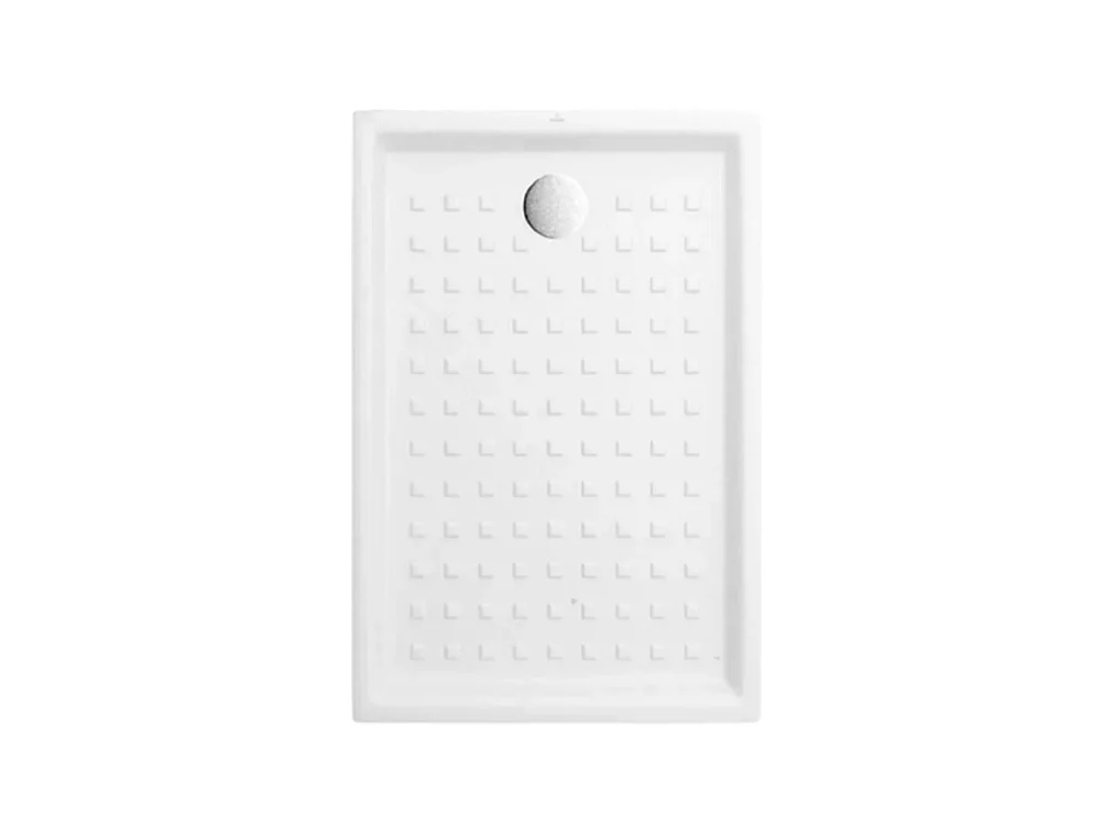 Receveur 100 x 80 VILLEROY ET BOCH O Novo ceramique rectangle blanc