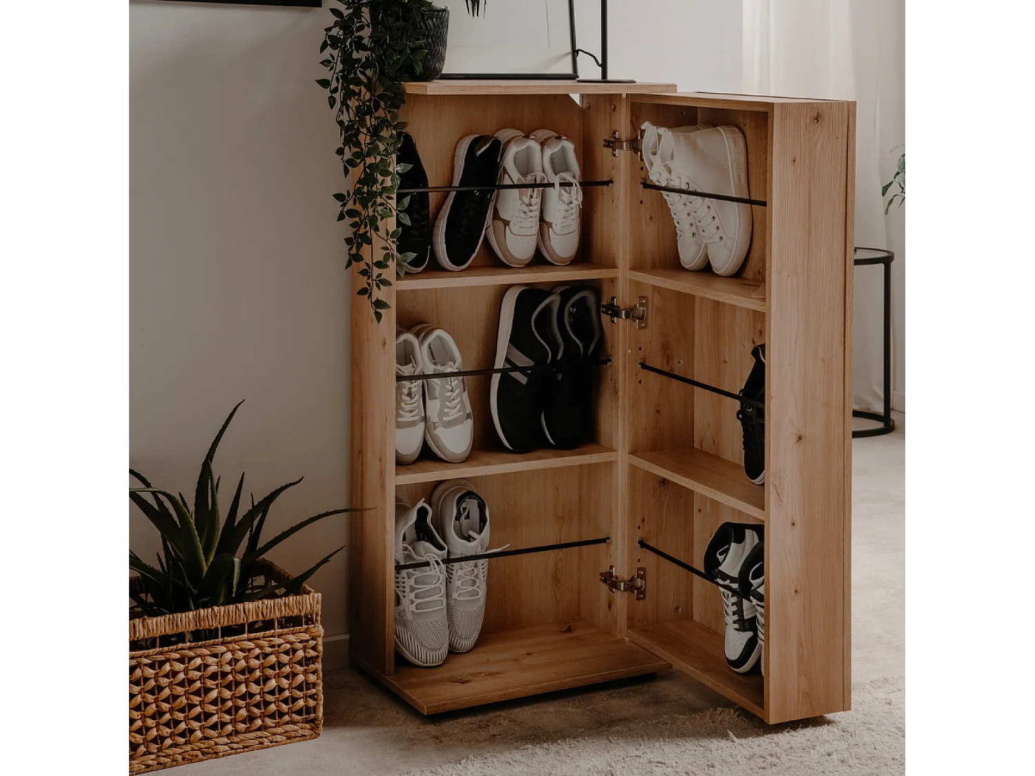 Meuble à chaussures en bois SKOR