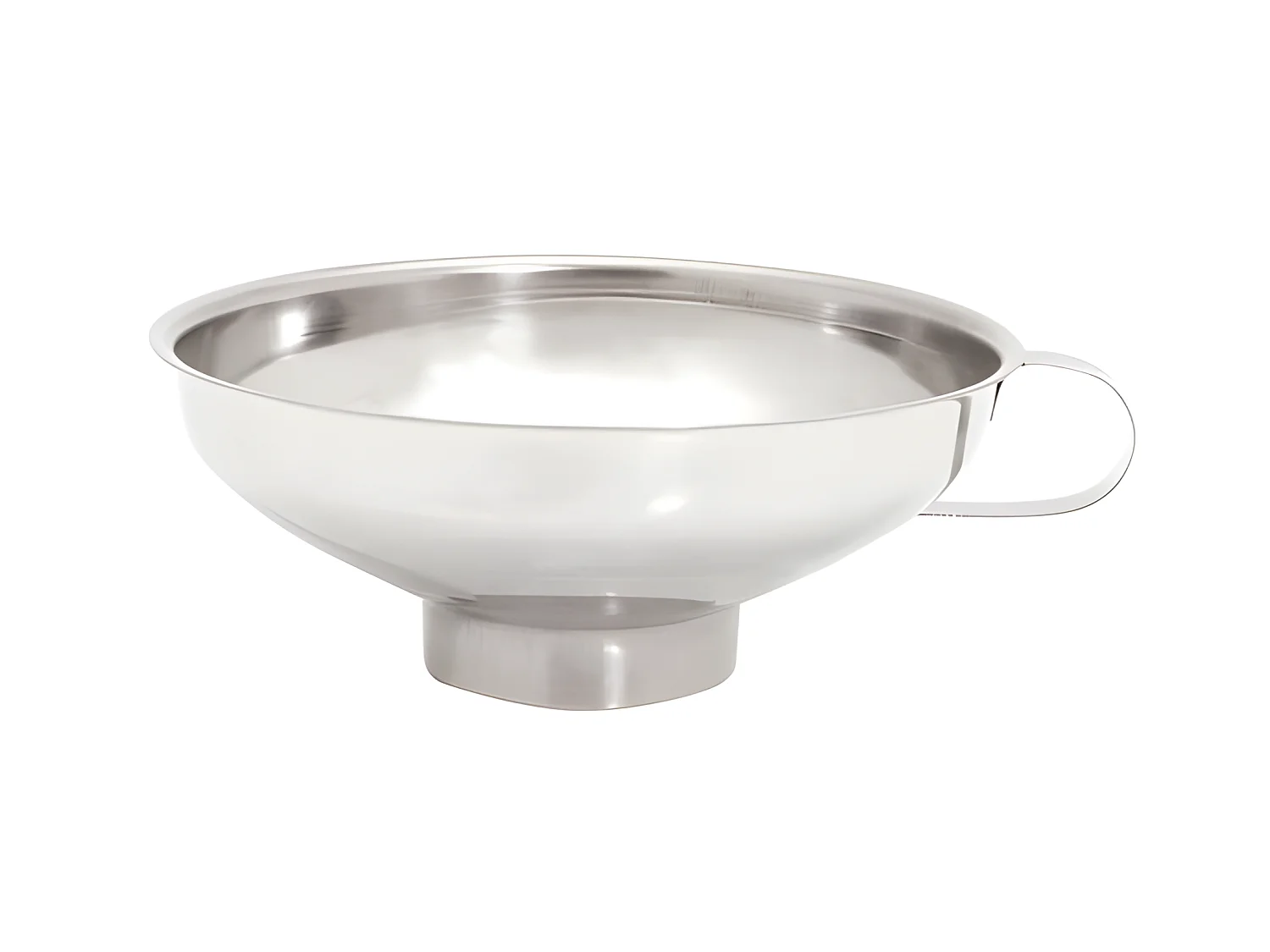 Funil para geleia em aço inoxidável Baumalu - Diâmetro 14 cm