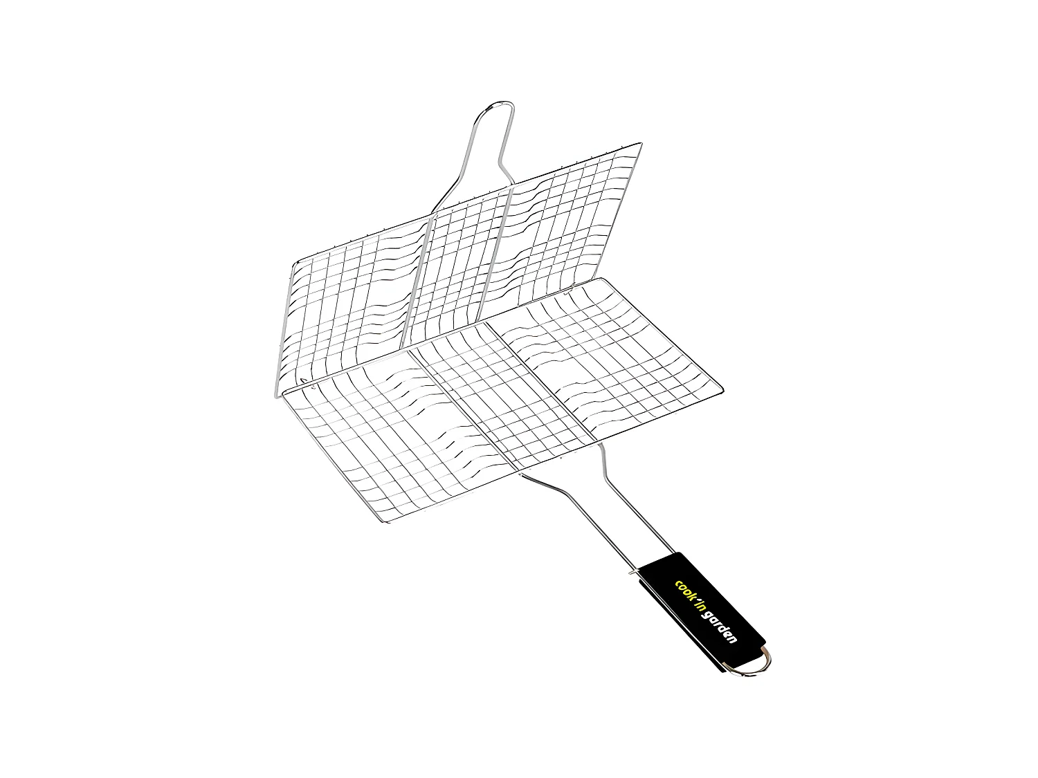 Grille double pour 6 steaks 34x22cm résistante aux flammes - COOK IN GARDEN