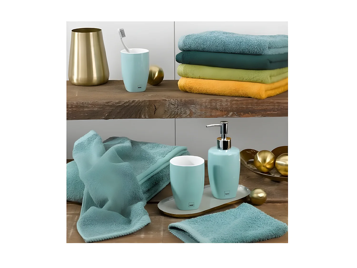 Distributeur à savon Lindano vert menthe