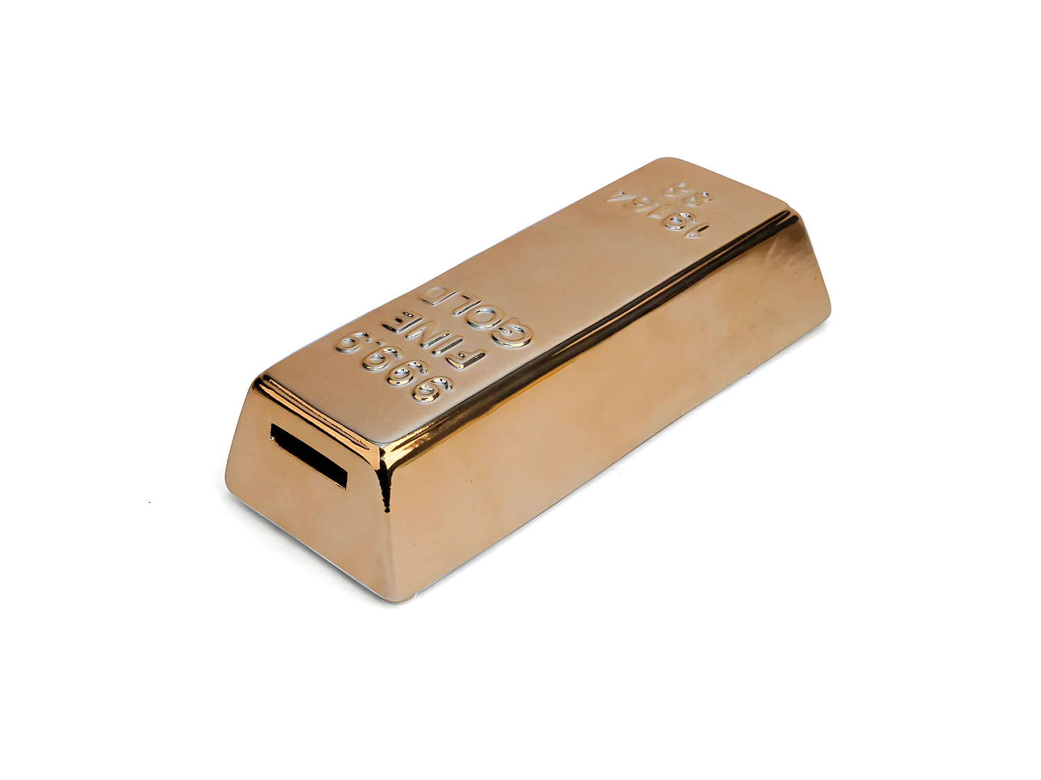 Tirelire Lingot d'or Doré  Kikkerland