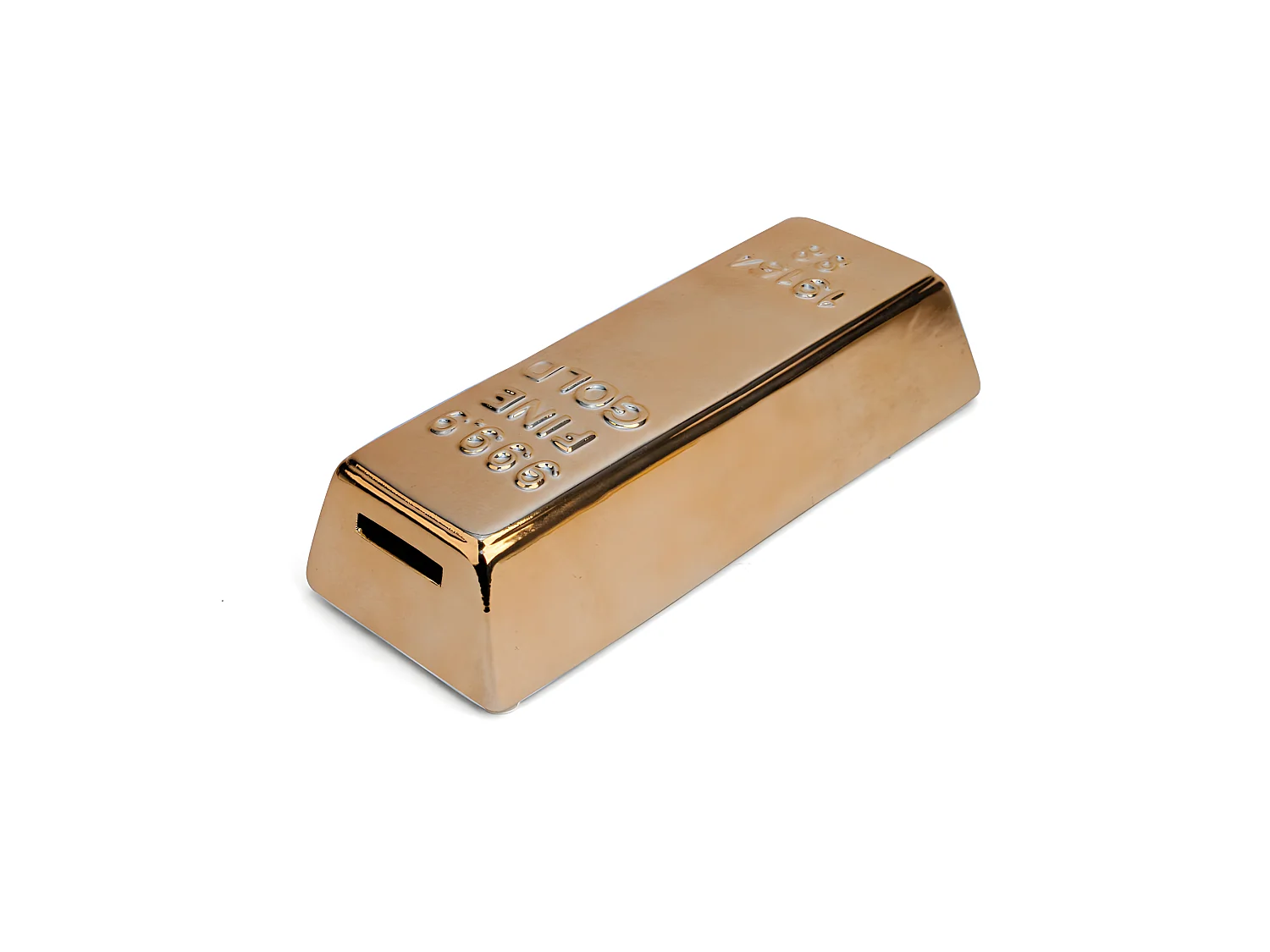 Tirelire Lingot d'or Doré  Kikkerland
