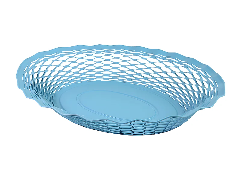Corbeille à pain bleue 25x18 cm