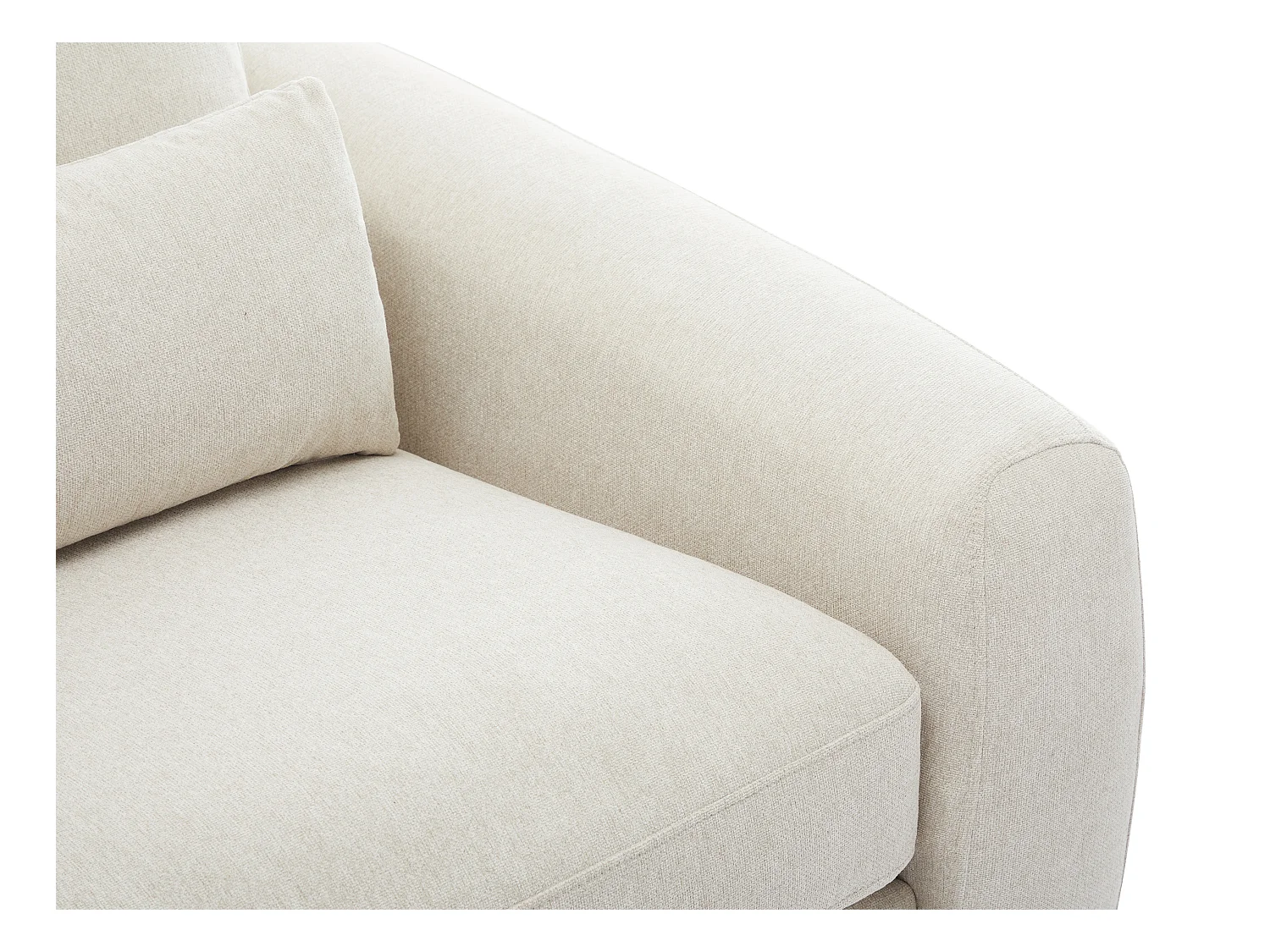 Divano 3 posti in Tessuto Beige - GUSANA