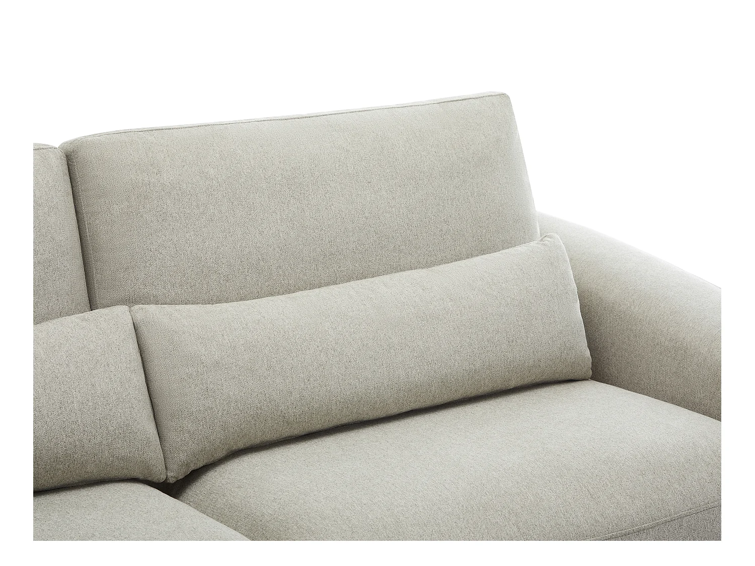 Kanapa 3-osobowa z jasnoszarą tapicerką - GUSANA